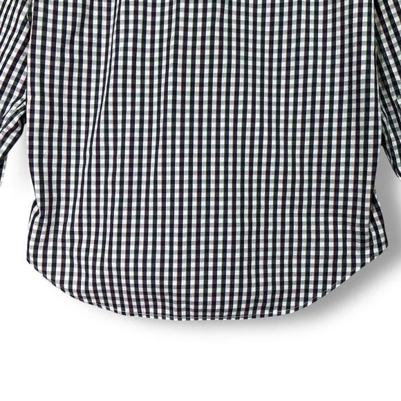 Robert Graham X Plaid Check Shirt Sz L Blue Mens Business Casual - Picture 9 of 11